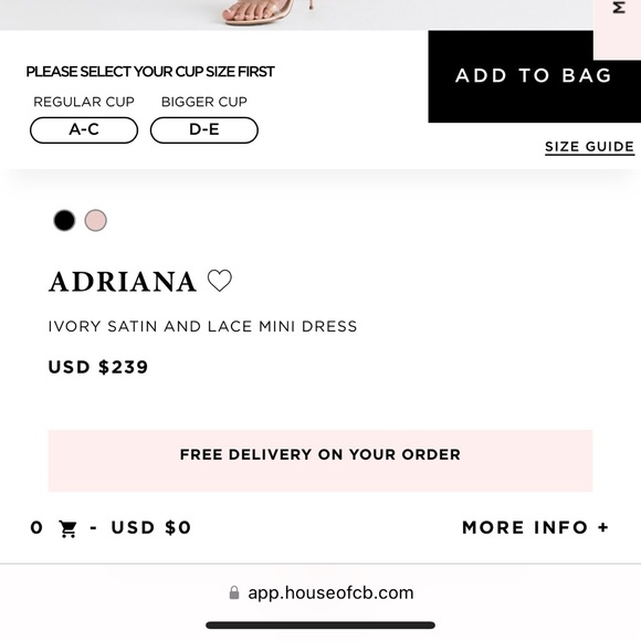 House of CB Adriana IVORY SATIN AND LACE MINI DRESS - Picture 3 of 8